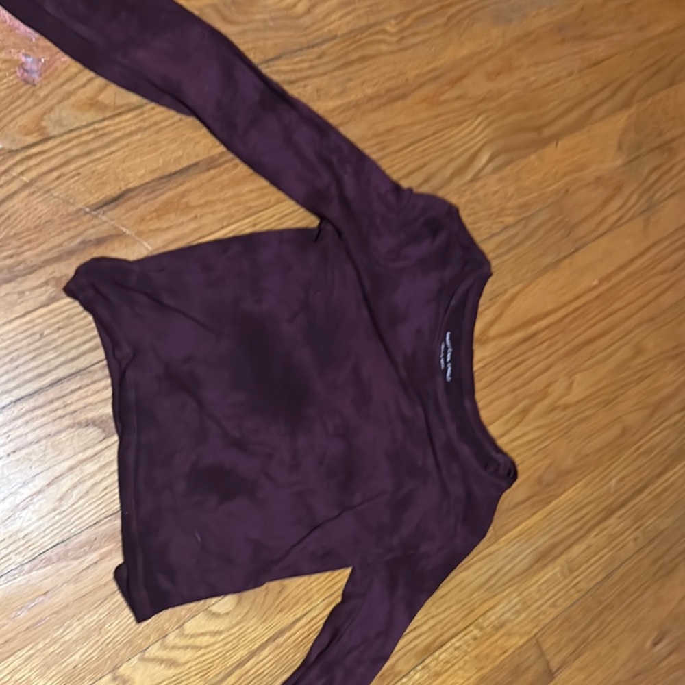 Purple Long Sleeve Top